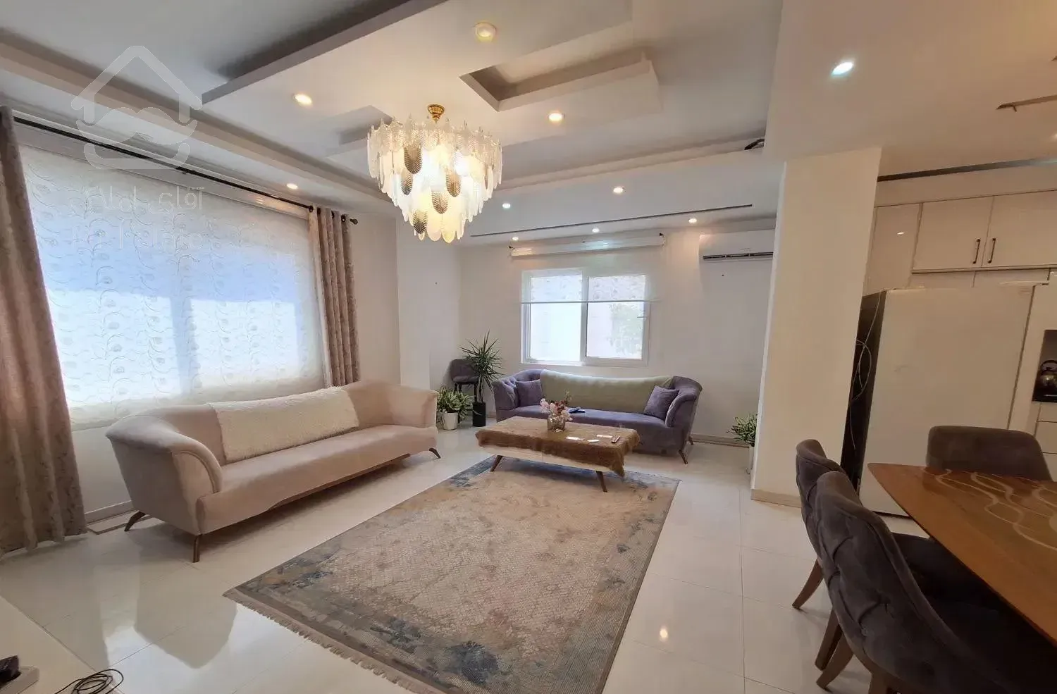 اجاره آپارتمان ۱۱۵ متری ۲ خوابه رادیو دریا ساحلی