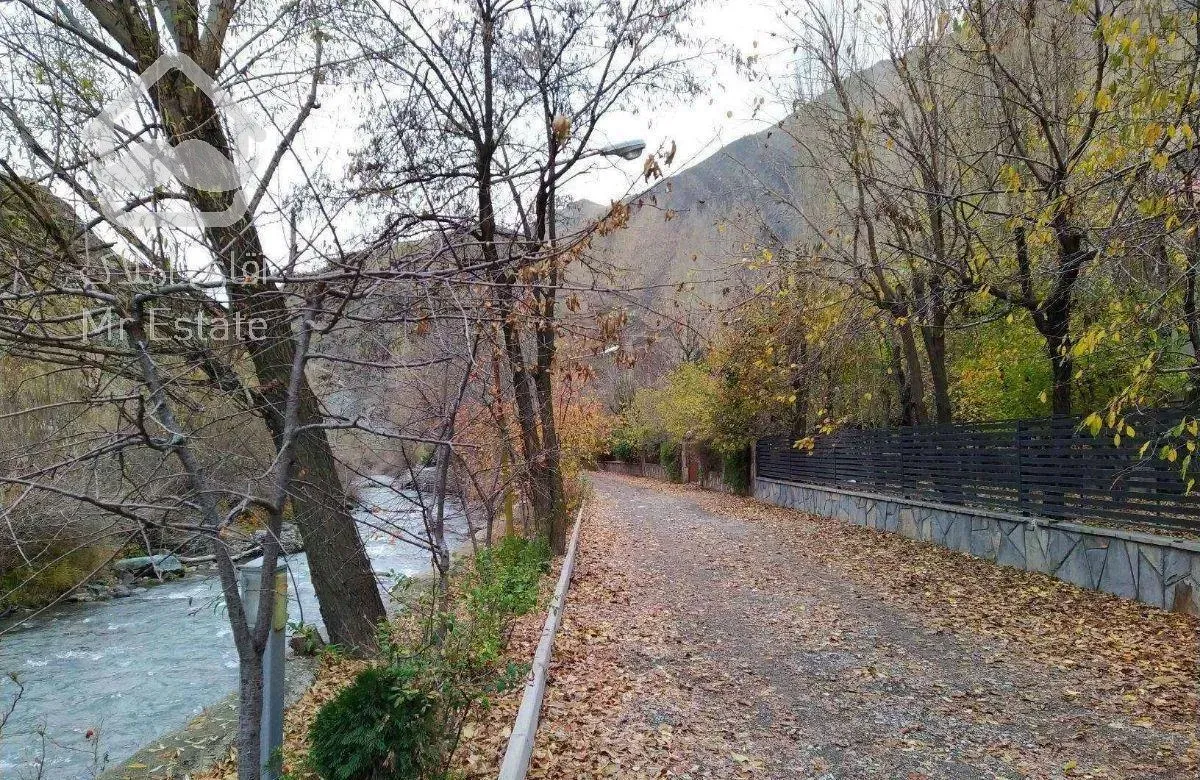 ویلا باغ ۱۰۰۰ متر بر رودخانه جاده چالوس