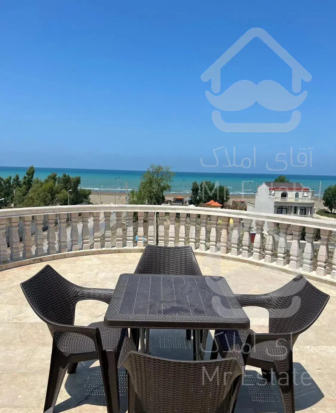 اجاره ویلا  شیک لب دریا فرح آباد از مالک