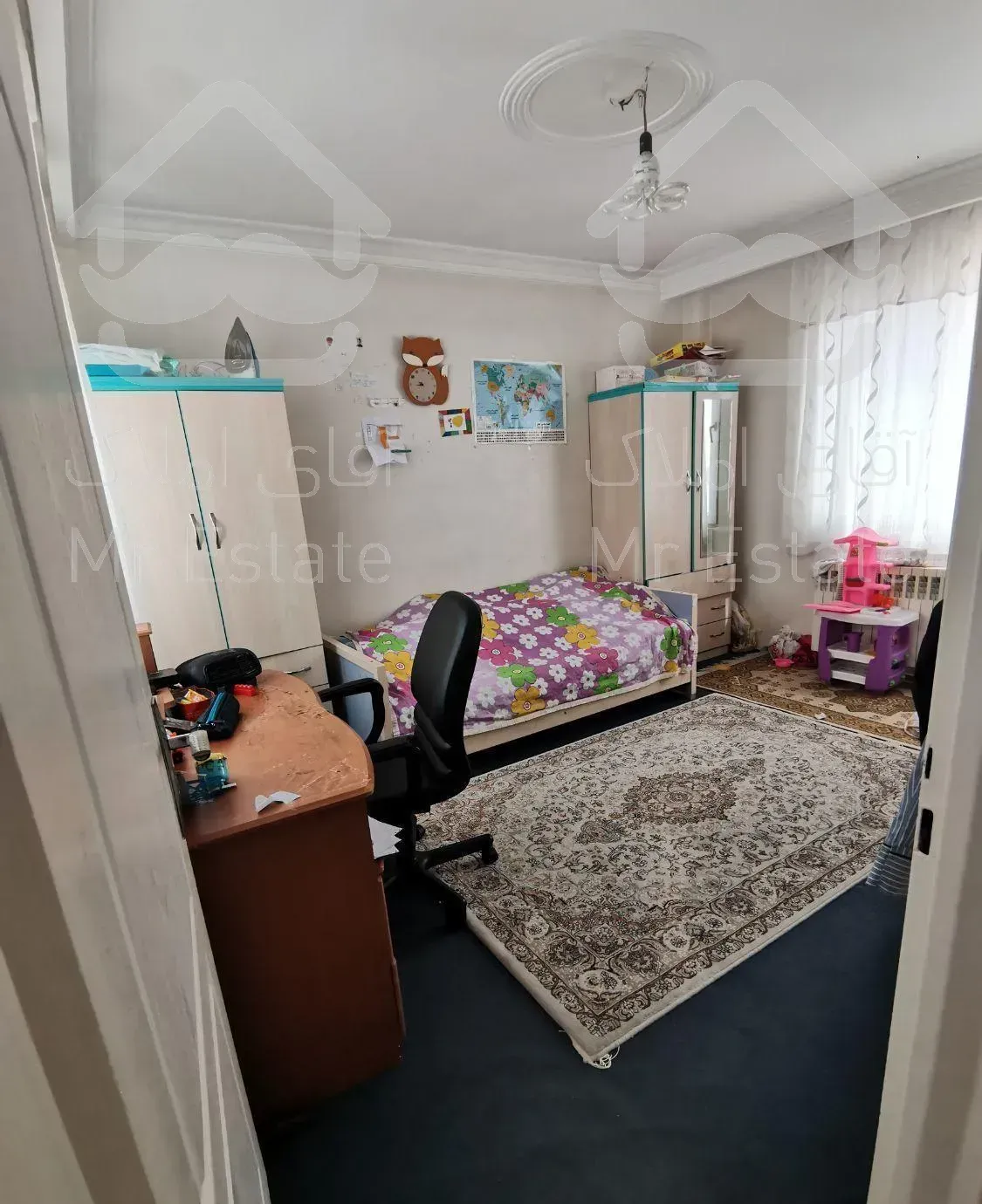 ۹۰متر/تک واحد/ط۴/پارکینگ و آسانسور/تخلیه و رنگ‌شده