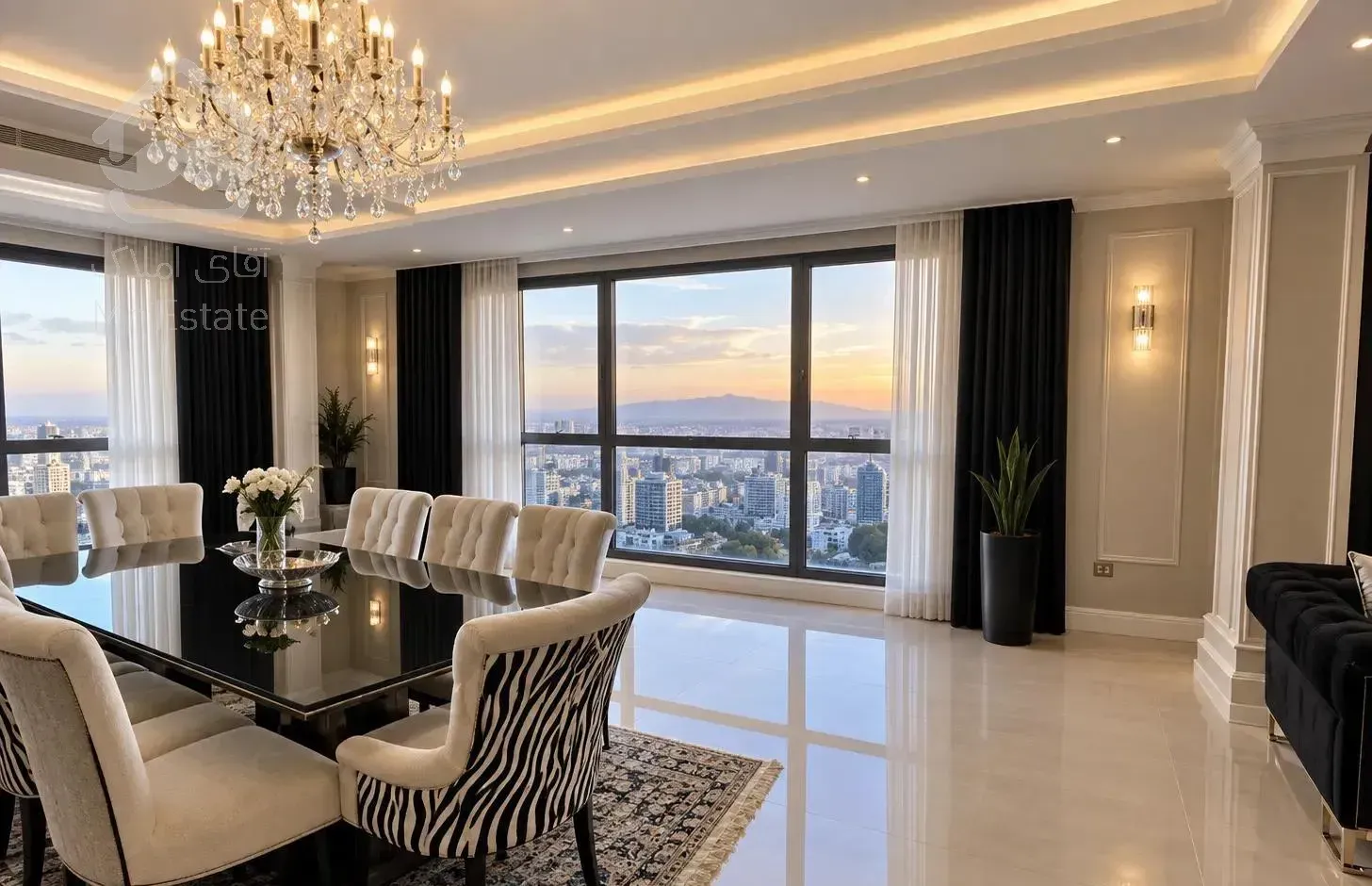 زعفرانیه/۲۴۰متر/طبقه۱۴ با ویو تهران/تاپ لوکیشن