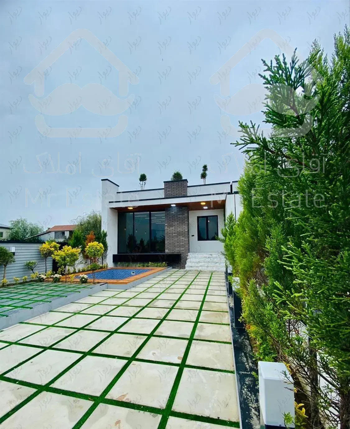 ویلافلت دارای استخرجکوزی  روف بزرگ ویوابدی جنگلی