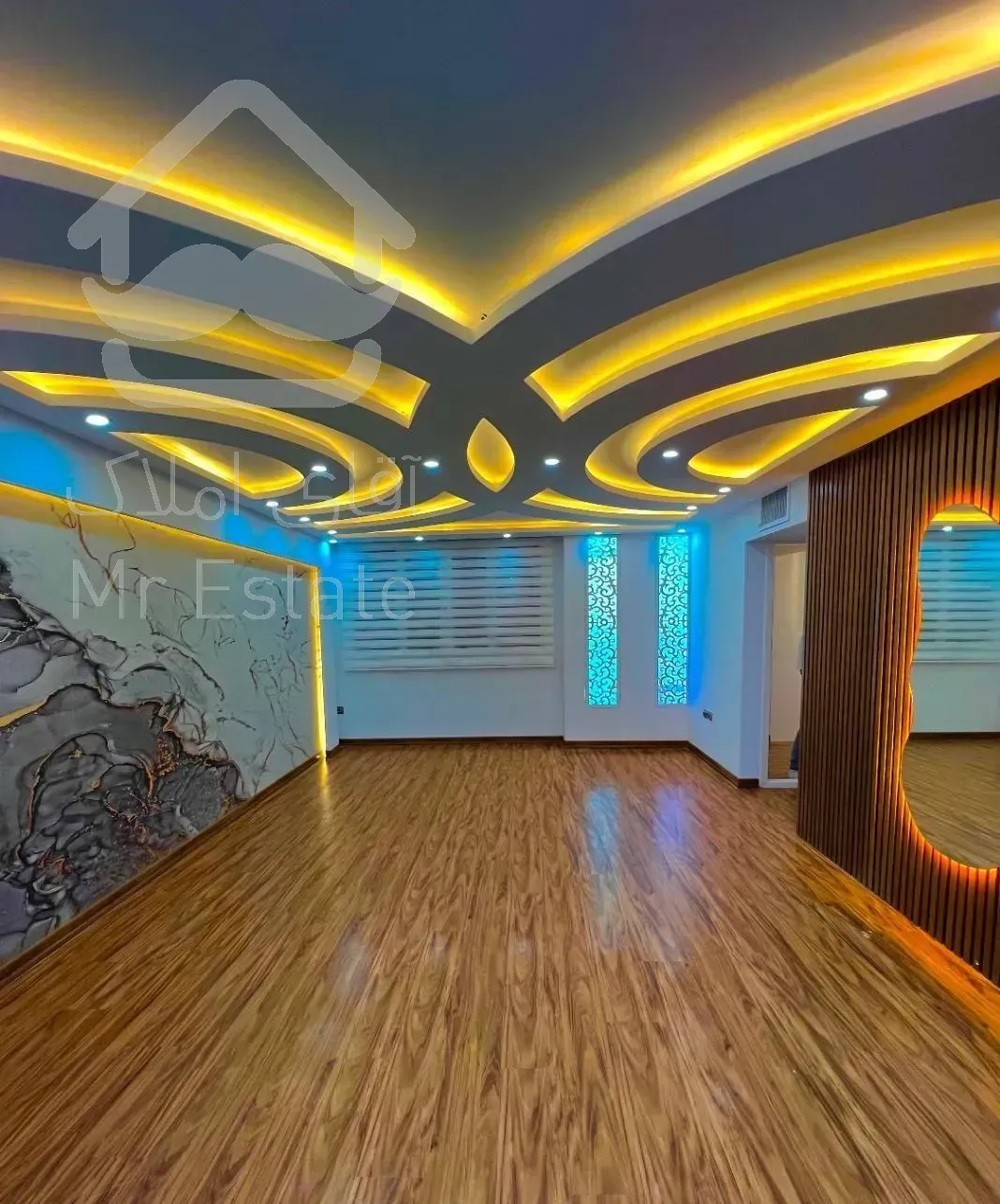 آپارتمان ۱۰۱ متری سالن بزرگ ( نما کامپوزیت )