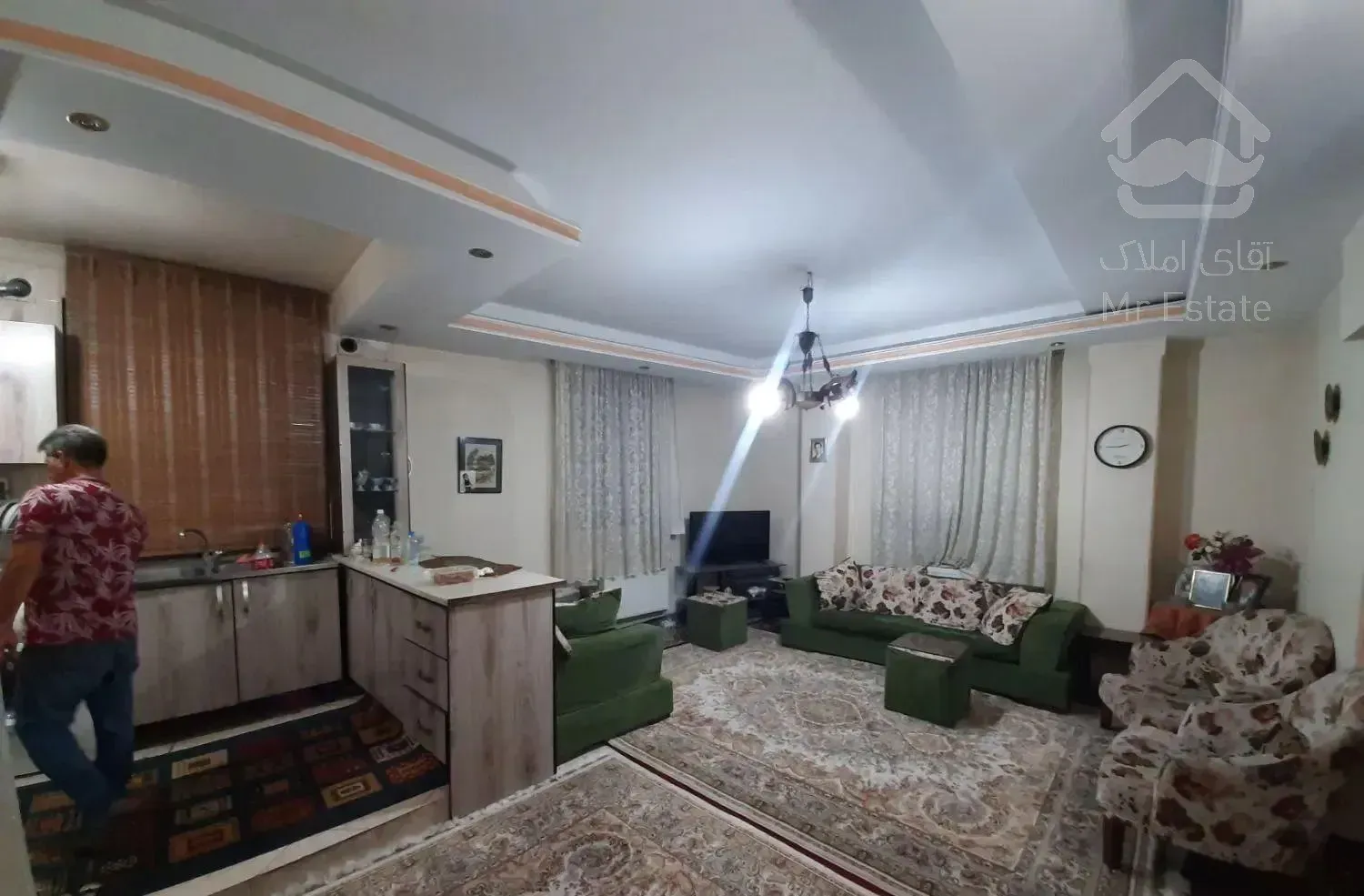 مهرآباد جنوبی..۶۲متر ۲ خواب خوش نقشه فول