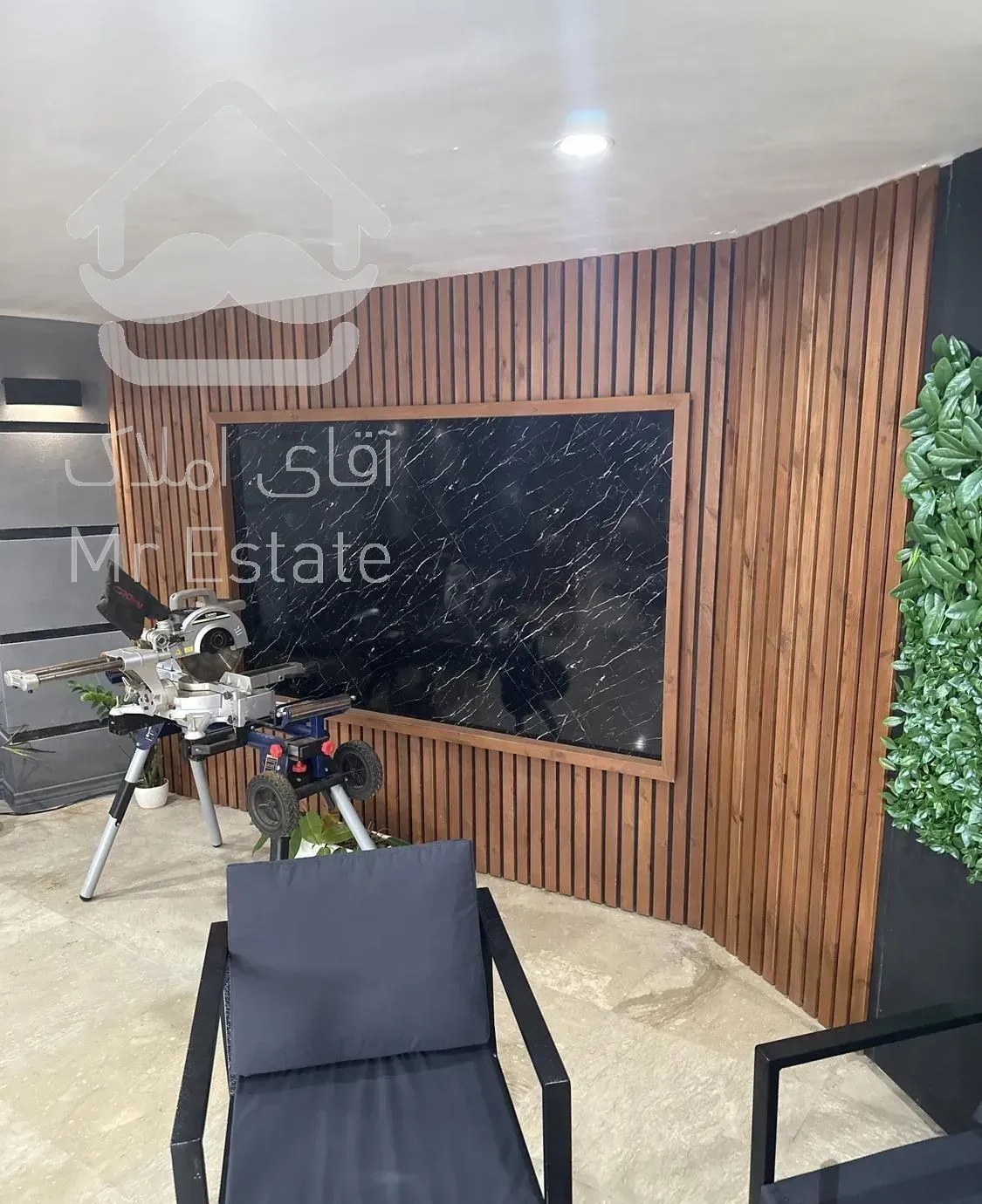 ترموود.کابینت . پله . نرده شیشه ای