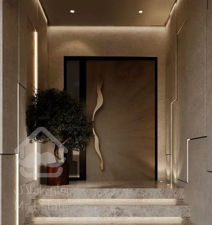 عمارتی دنج و زیبا همراه با روف گاردن اختصاصی