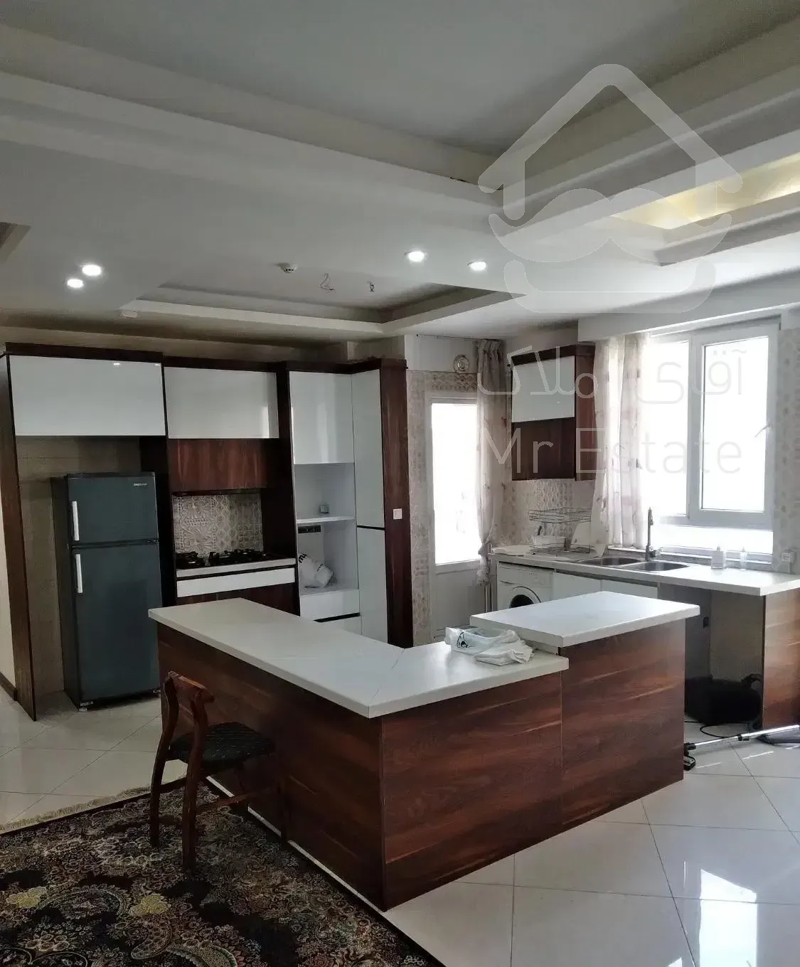 ۷۶متر/ فول/ ۷ساله/ سالن پرده خور/ جنت آباد