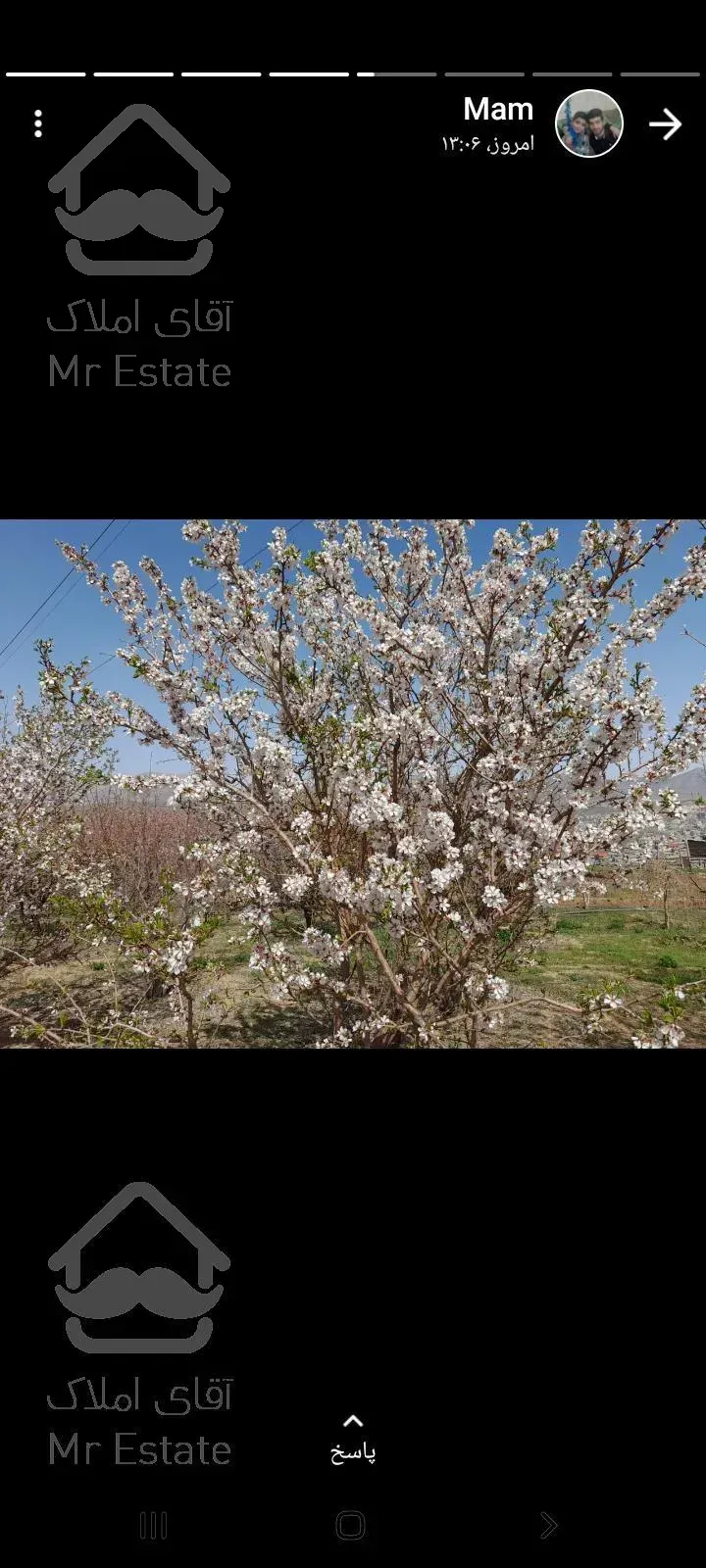 باغ زیبا در شهرستان خلخال با ویو عالی نزدیک به شهر