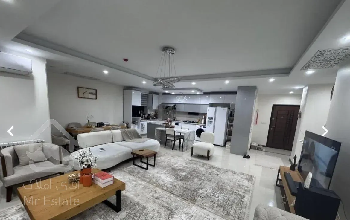 ۱۳۵ متر ۲ خواب سالن بزرگ خوش‌نقشه فول دیزاین