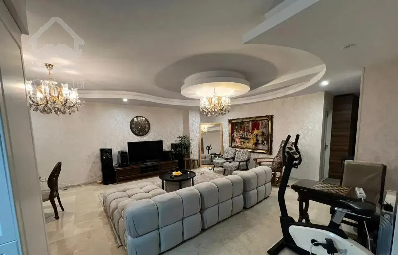 ۱۰۵متر‌ ۲خواب طبقه ۳فول امکانات  (سالن پرده خور)