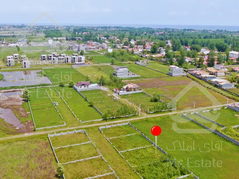 زمین شهرکی دارای نامه مستثنیات آماده ساخت ویلا