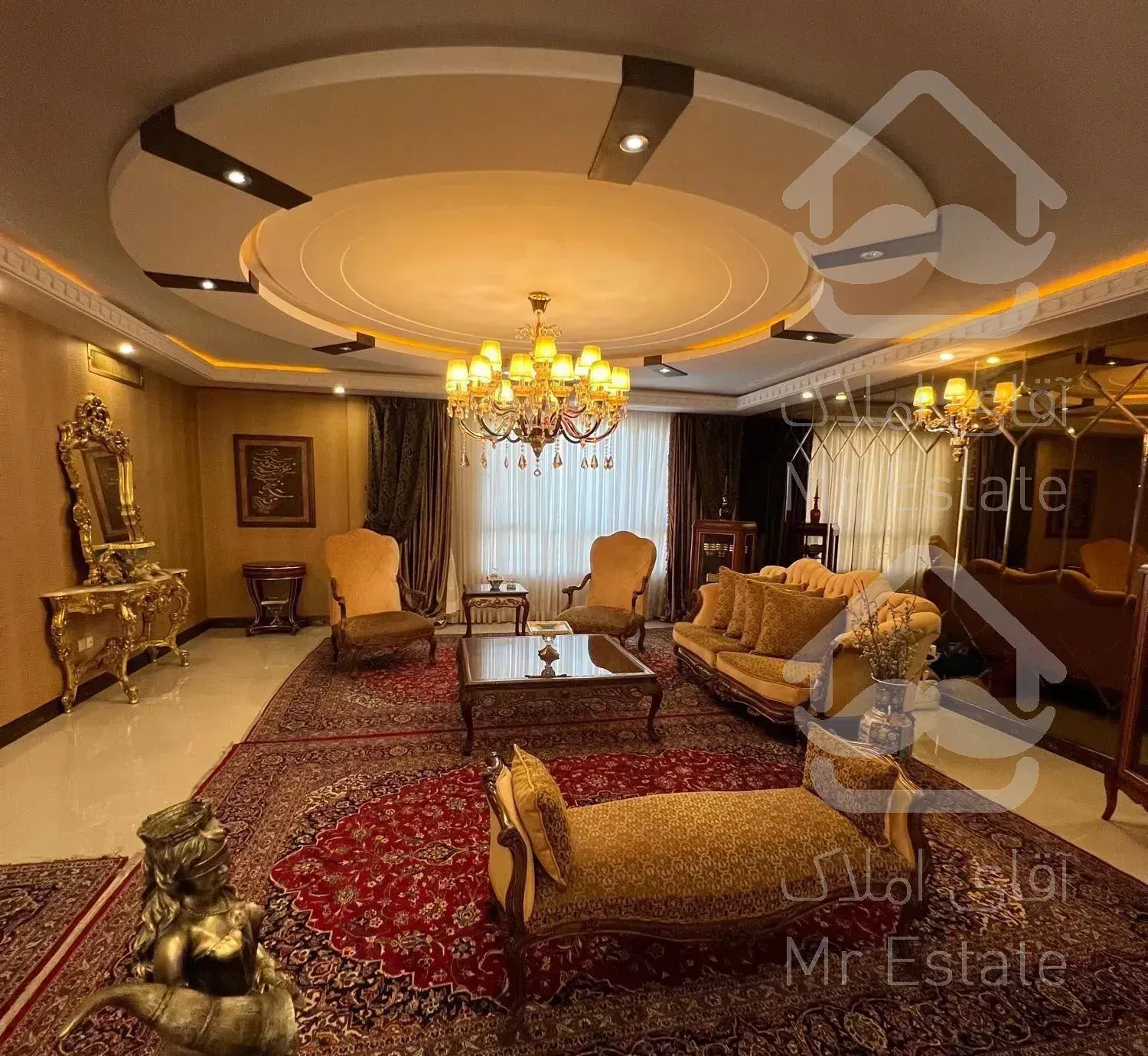 ۱۸۶متر/فول/ط۵/دو طرف نورگیر/۲پارکینگه بدون پرتی