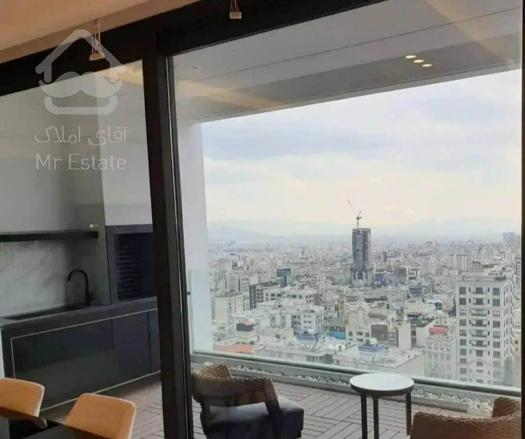 ۱۲۰متر/دو خواب غرق درنور/برج باغ سوپر برند منطقه