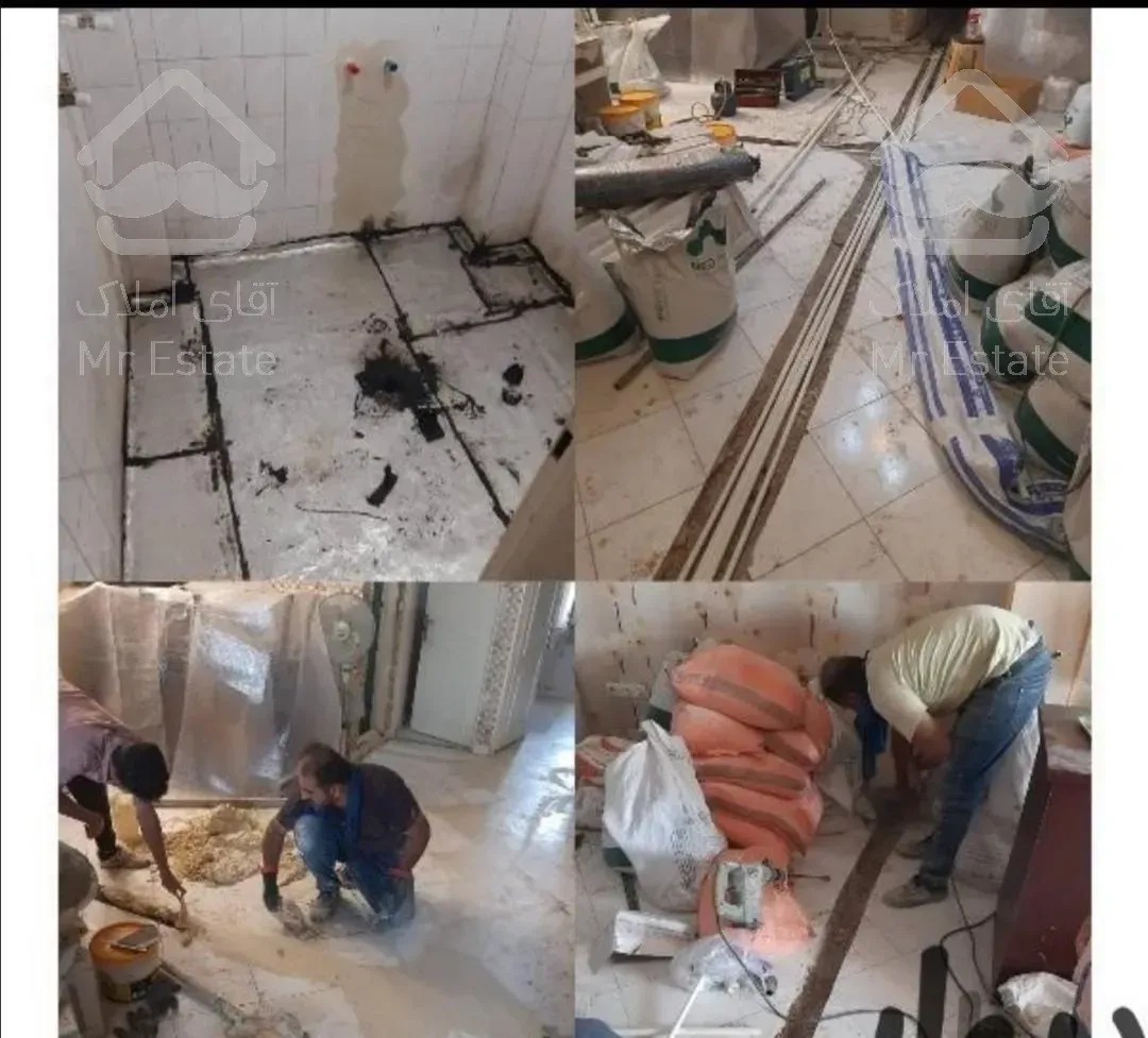 تخریب تعمیر بازسازی، گچکاری، قیر گونی و ایزوگام