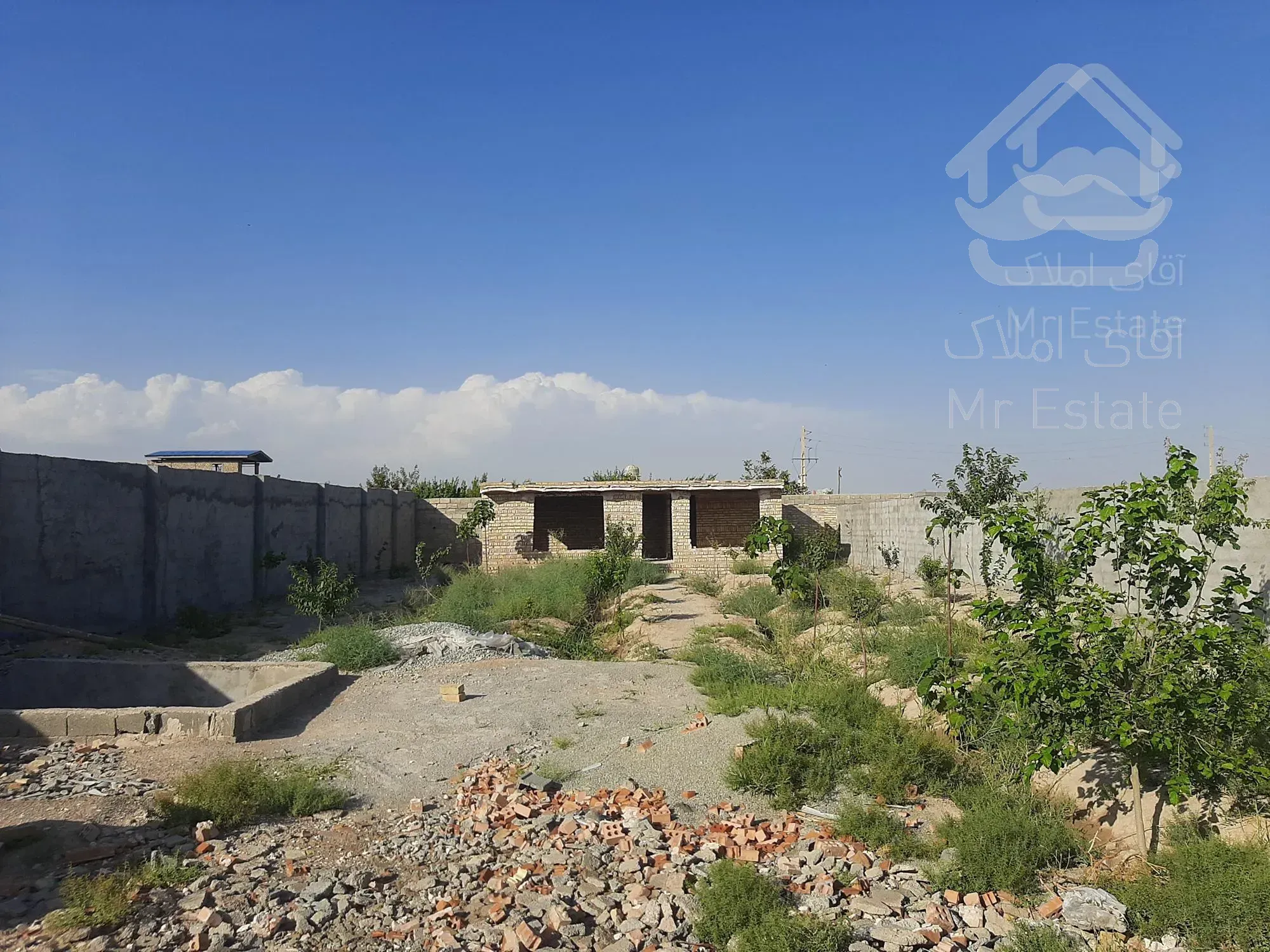 شهریار باغ ویلا نیمه کاره نصف قیمت منطقه