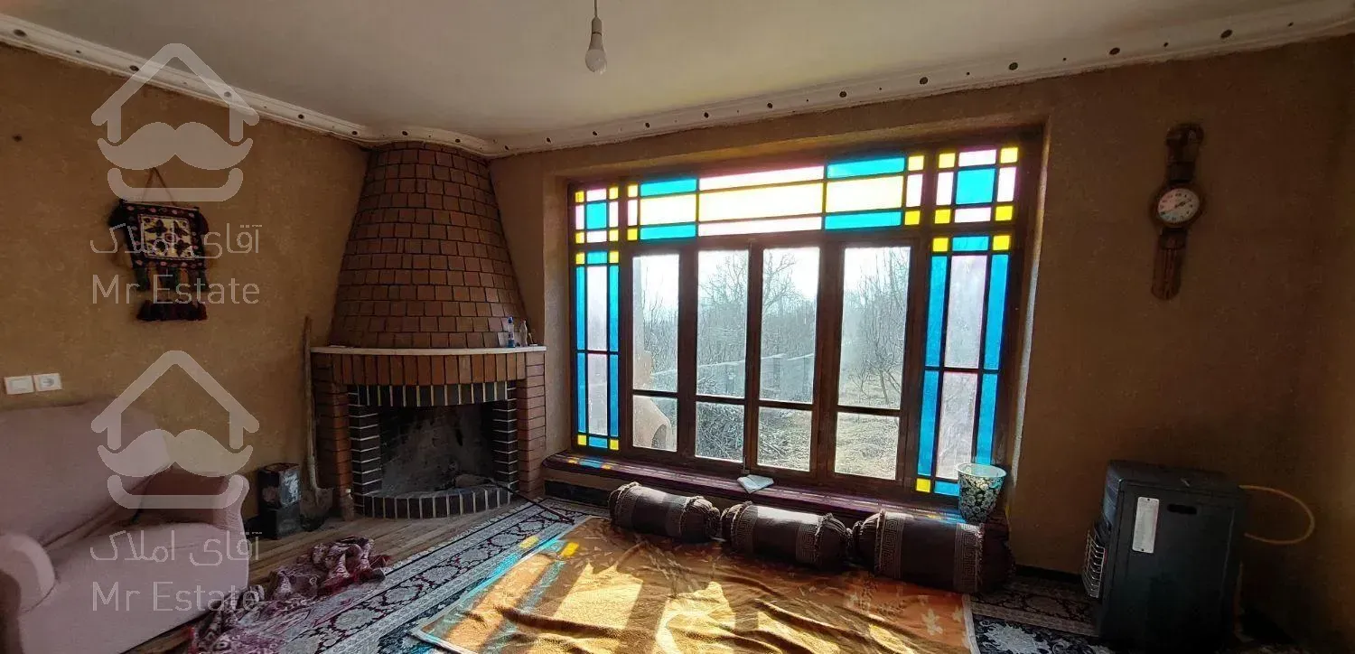 شومینه باربیکیو سنگ لاشه کاهگل موزاییک