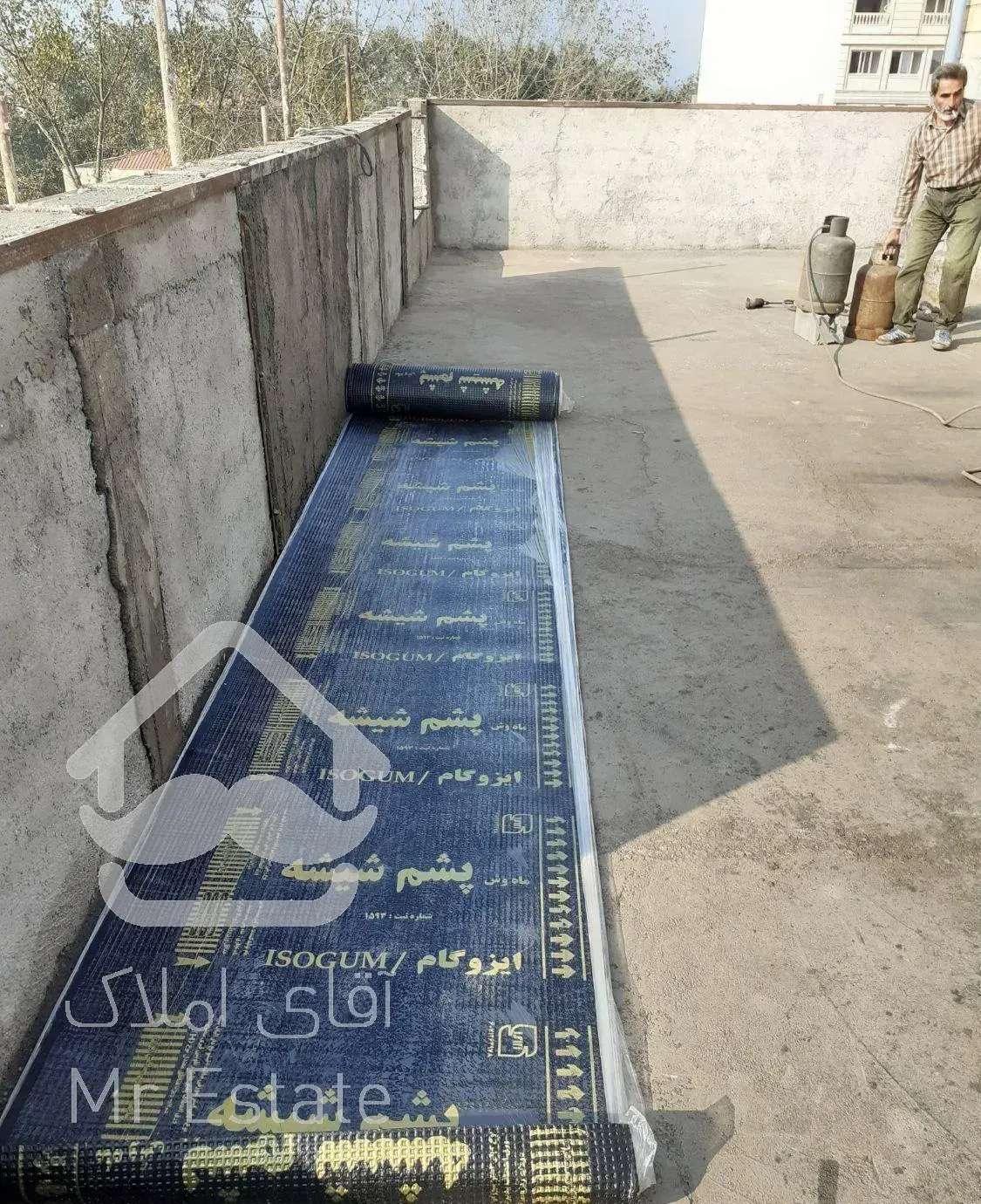 ایزوگام .اببندی نمای ساختمان .کناف .کنیتکس. نقاشی