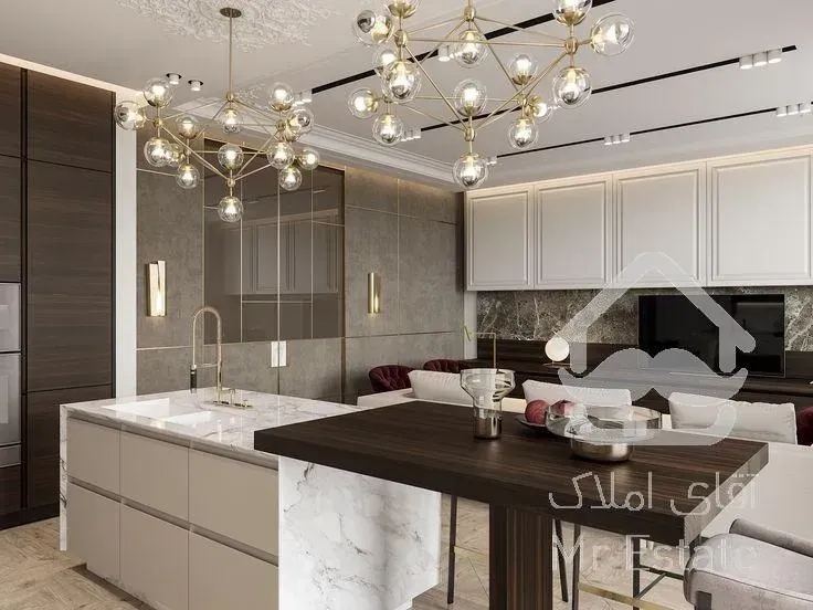 پروژه جوازدار افق در مرحله فونداسیون واحد۱۱۰متری خوش‌نقشه با ویو پارک جوانمردان