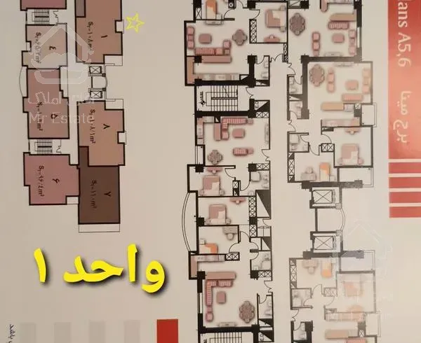 اپارتمان ۱۰۸ متری نزدیک دریاچه مجتمع امین