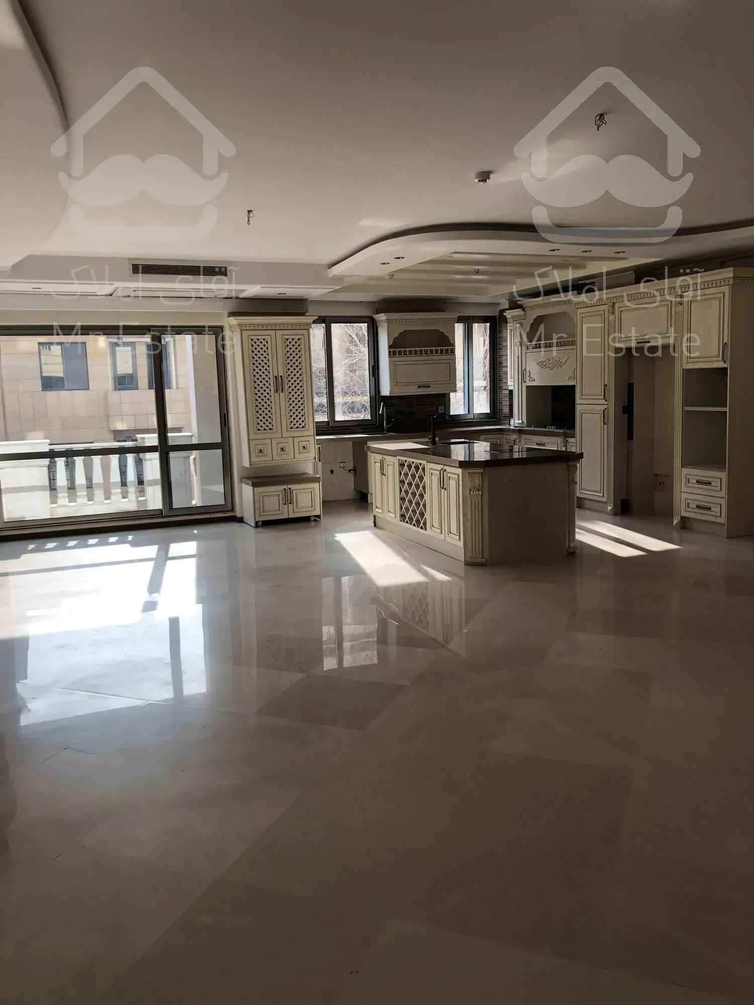 رهن و اجاره آپارتمان ۱۳۵ متری ۳ خوابه اندرزگو