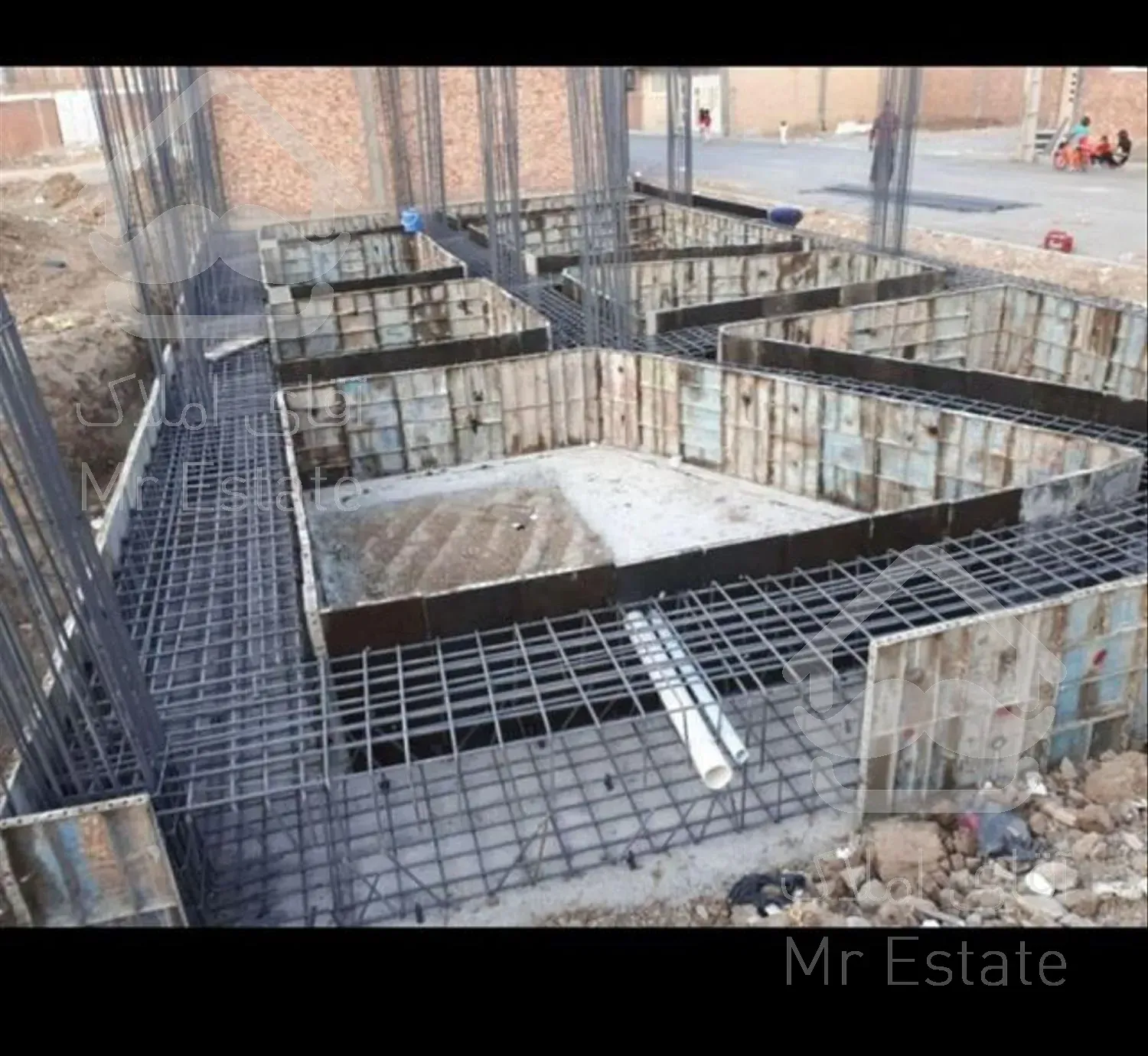 اجرای سقف استخر فونداسیون اسکلت بتنی فلزی دیوار