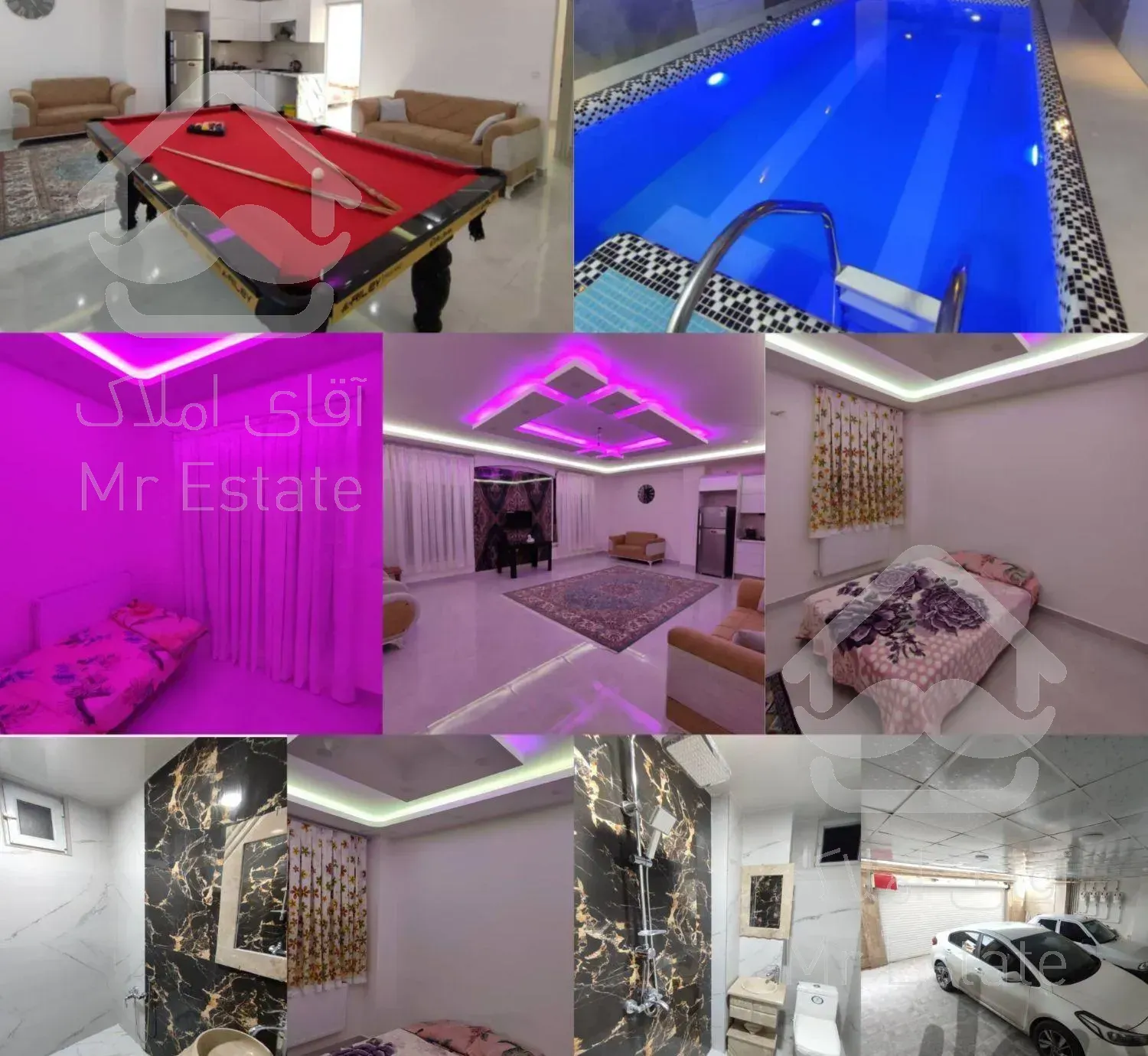 اجاره ویلا استخرداربابیلیارد سه خواب