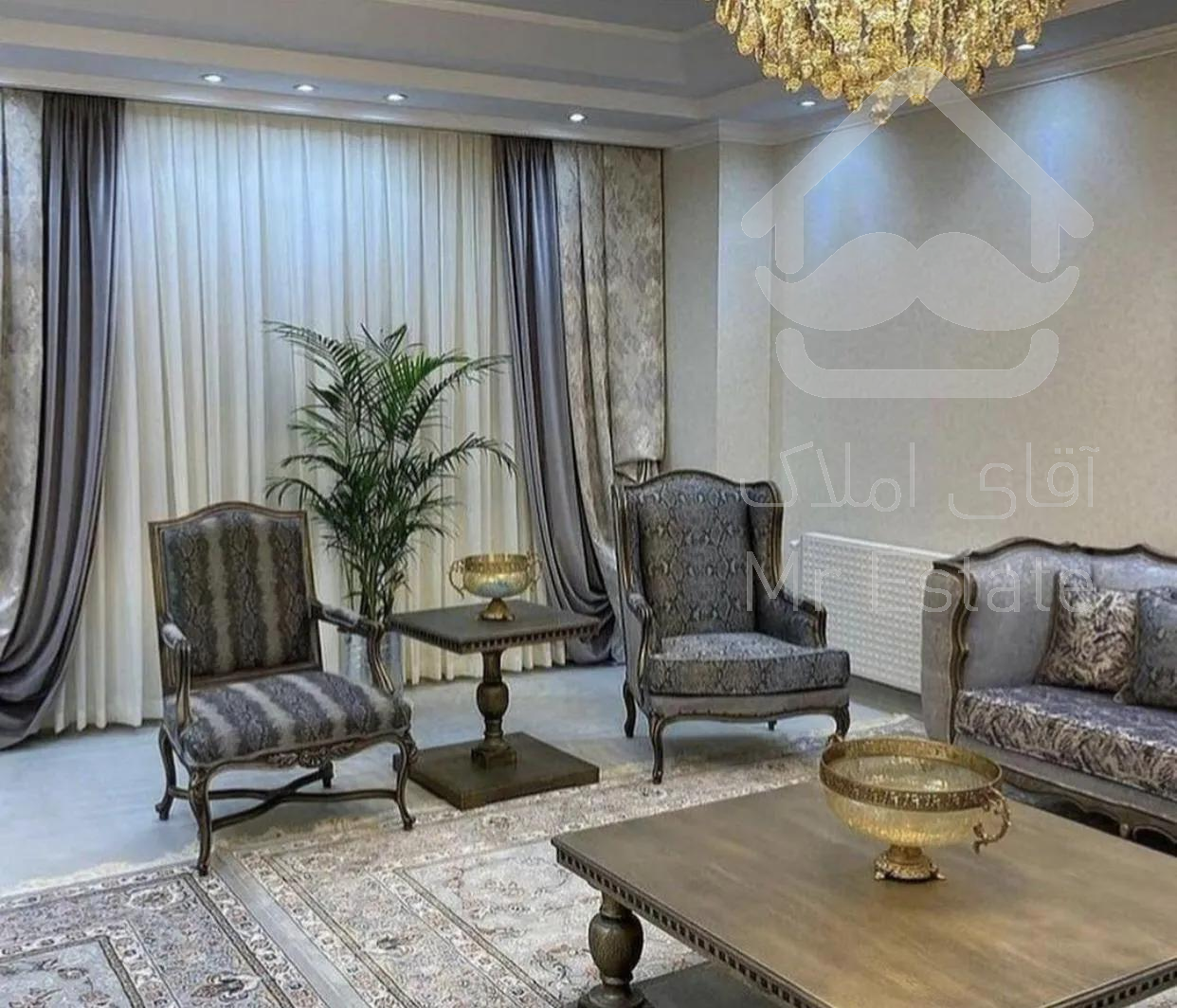 ۸۵متر/رو به افتاب /سالن پرده خور /فردوس