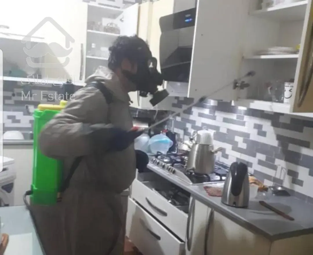 سمپاشی جهت از بین بردن حشرات مزاحم مانند ساس کنه و مایت و...