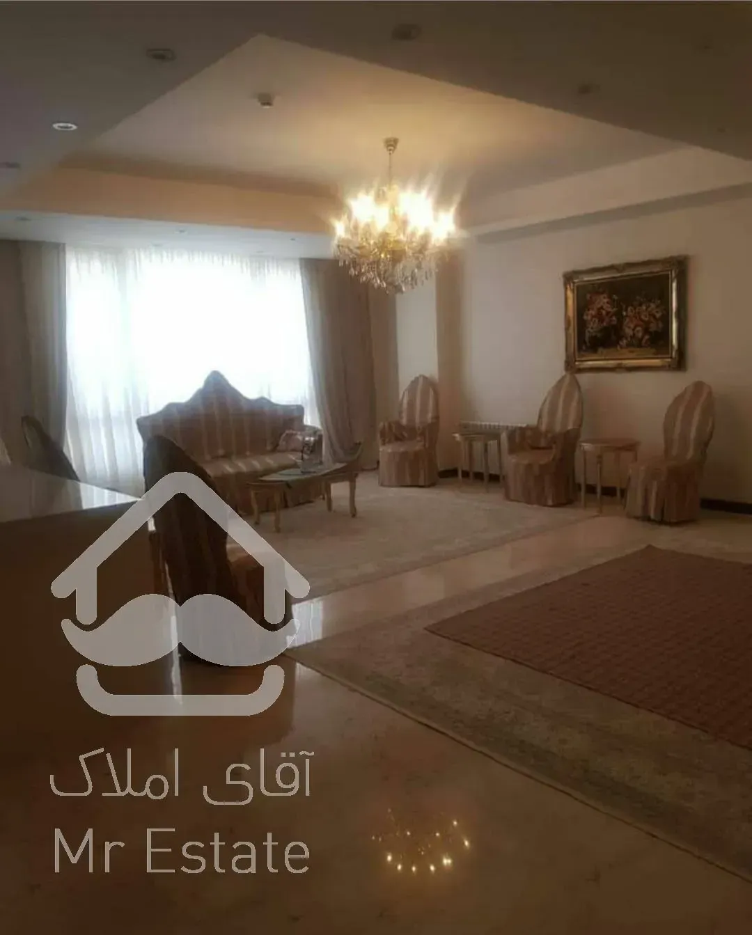 ۷۸ متر تک خواب سالن پرده خور