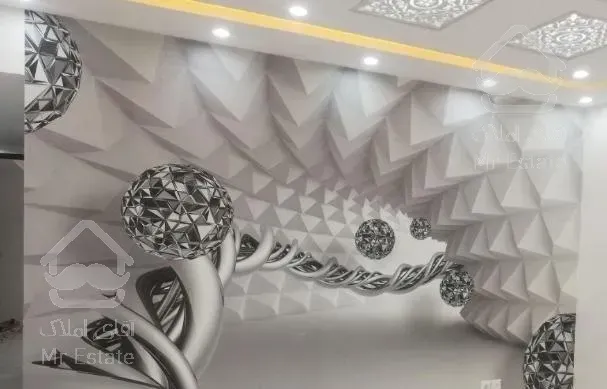 کاغذدیواری پوستر کابینت کناف پرده قرنیز،