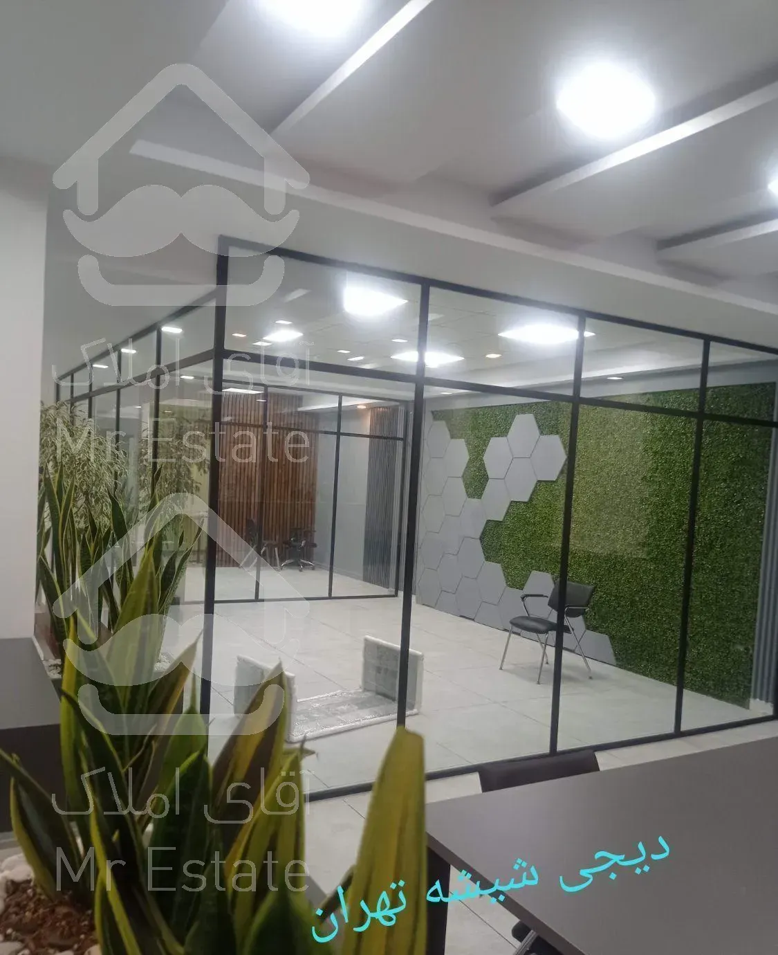 پارتیشن اداری، پارتیشن شیشه‌ای،نرده،درب اتوماتیک