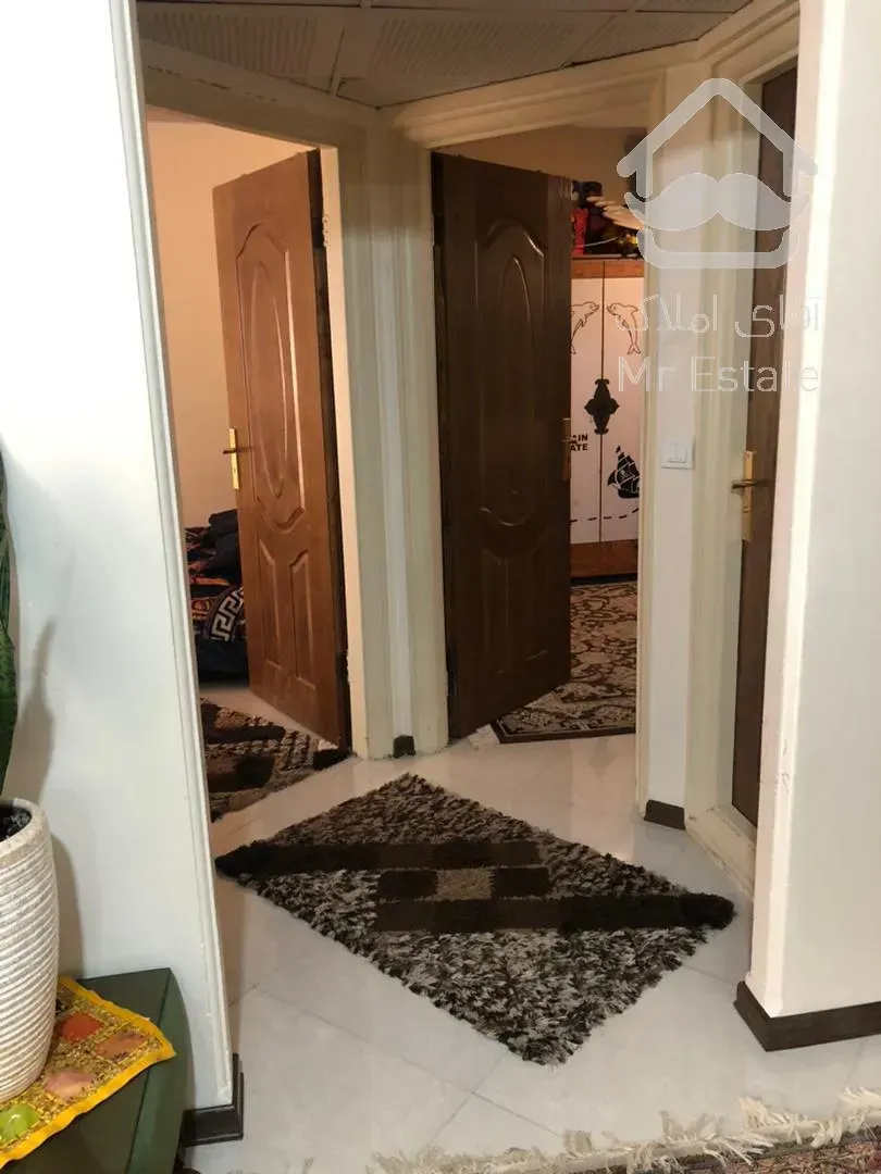 ۸۳متر دوخواب فول امکانات سالن پرده خور پونک