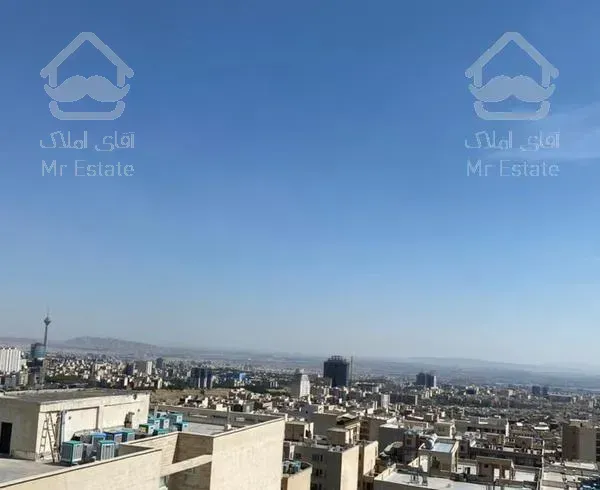 ٩٠ متر طبقه ٧ سالن پرده خور شیک خوش نقشه