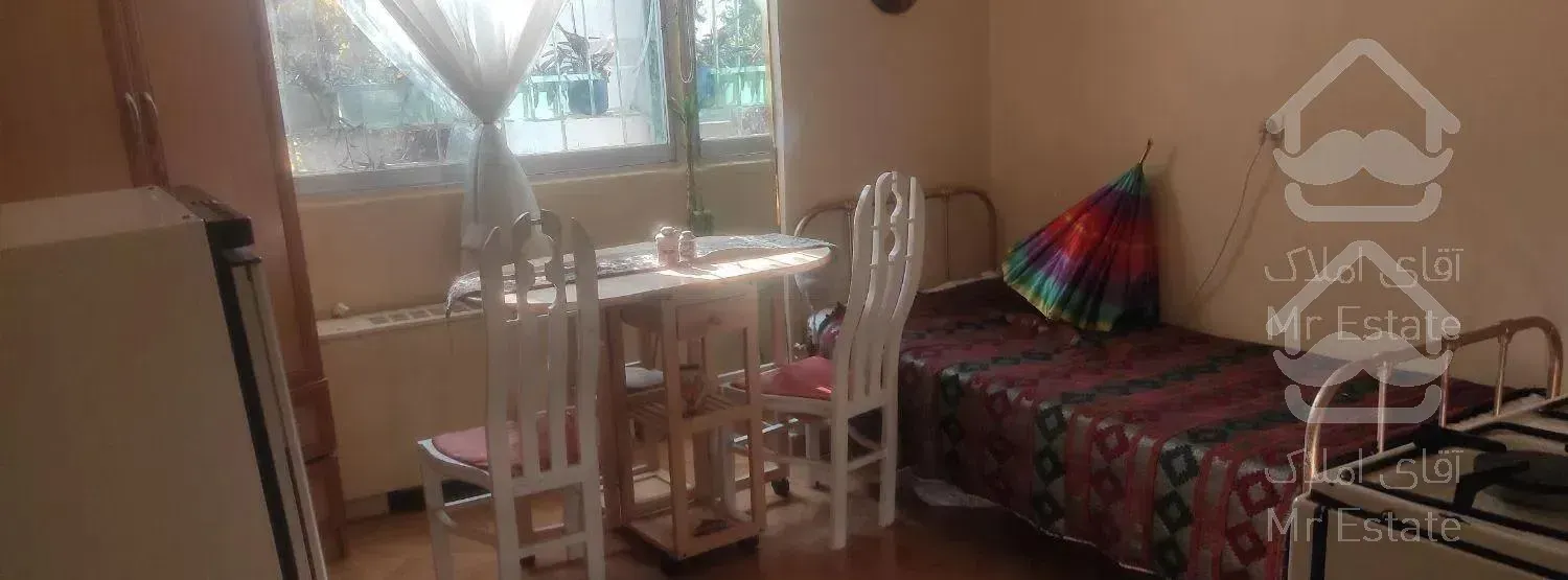 اپارتمان ۲۰ م‌ مبله کوچک زیبا پرنور فضاسبز ارام