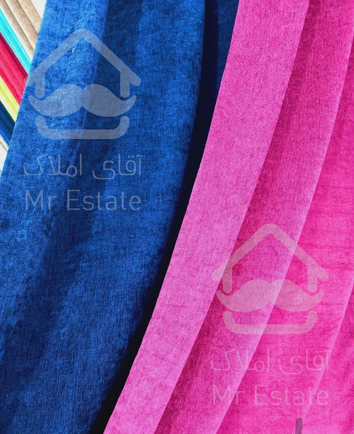 کاغذدیواری و پرده اتاق خواب وسالن