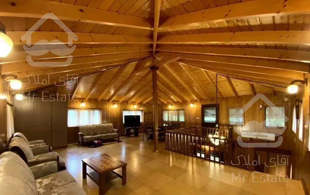 ویلاباغ چوبی دوبلکس نوساز ٢٠٠٠متری منطقه آزادانزلی