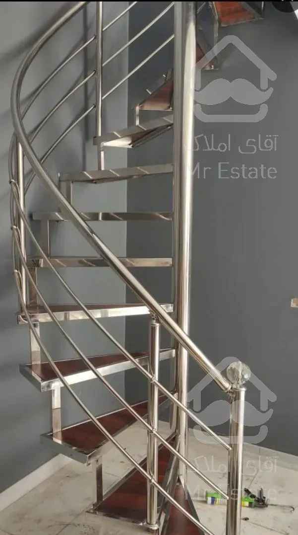 نرده استیل وحفاظ بانکی.پله استیل .