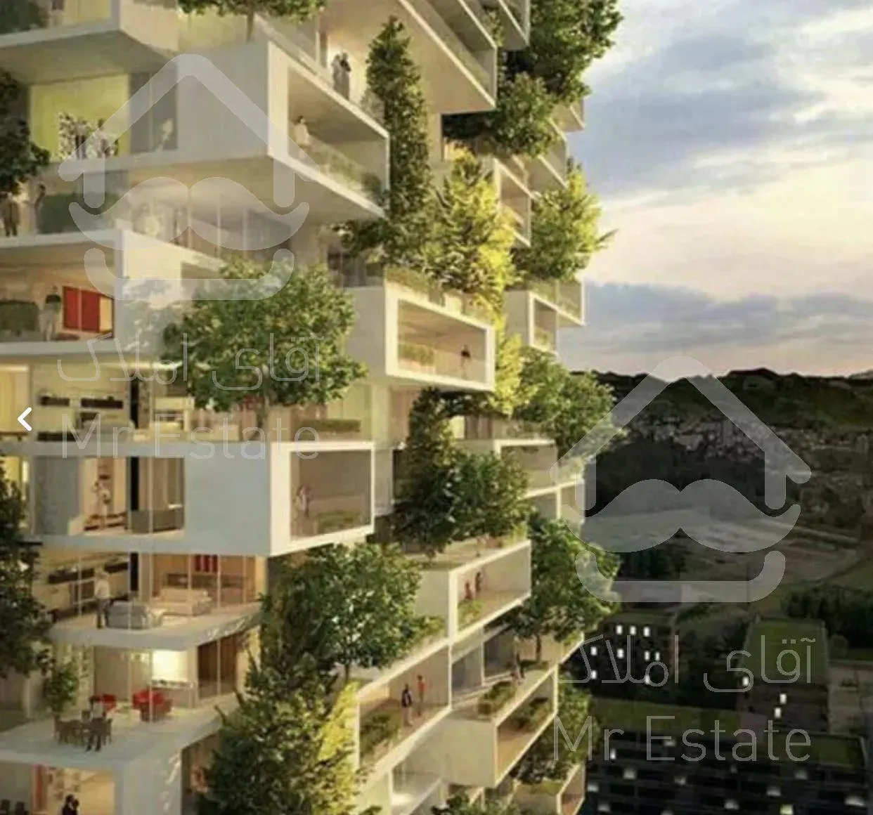 دریاچه چیتگر آپارتمان ۹۰ متر ۲ خواب برج مجلل ستین