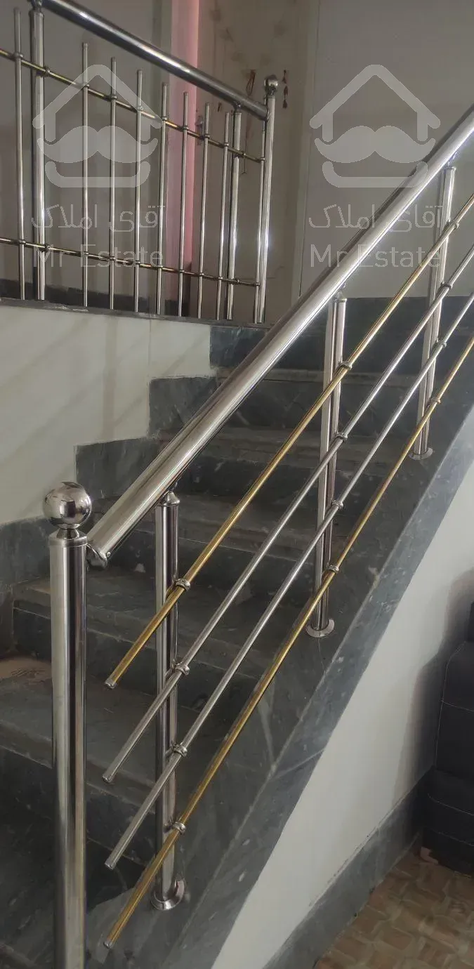 نرده پله استیل
