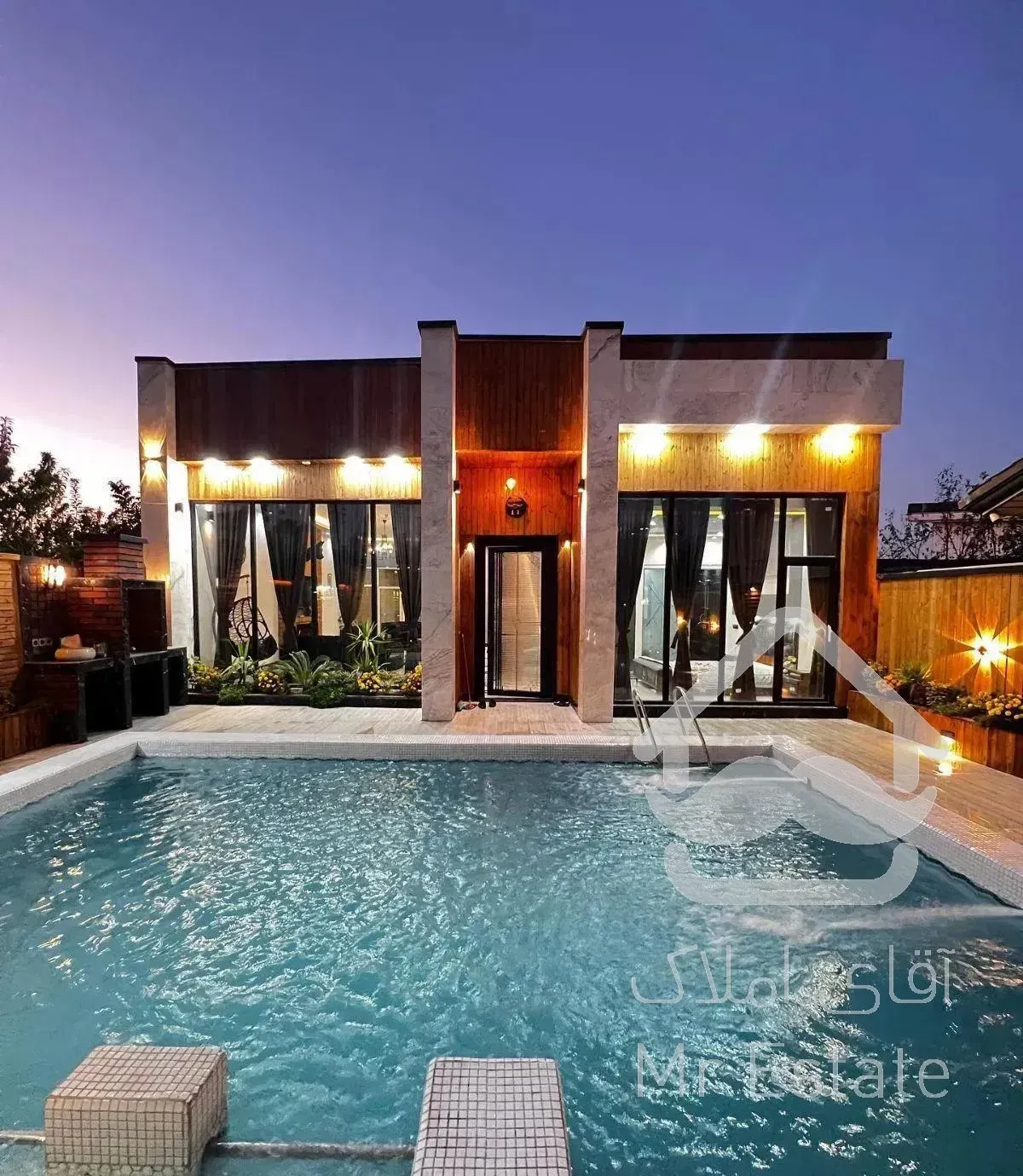 ویلا باغ سنددار جنگلی تهرانی ۲۹۰ متری