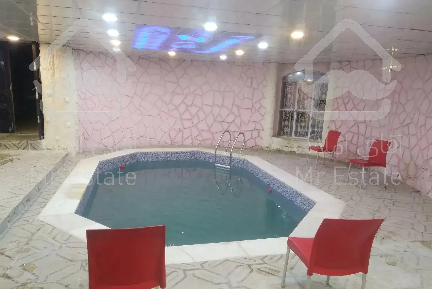 اجاره باغ و ویلا خانزنیان استخر آبگرم