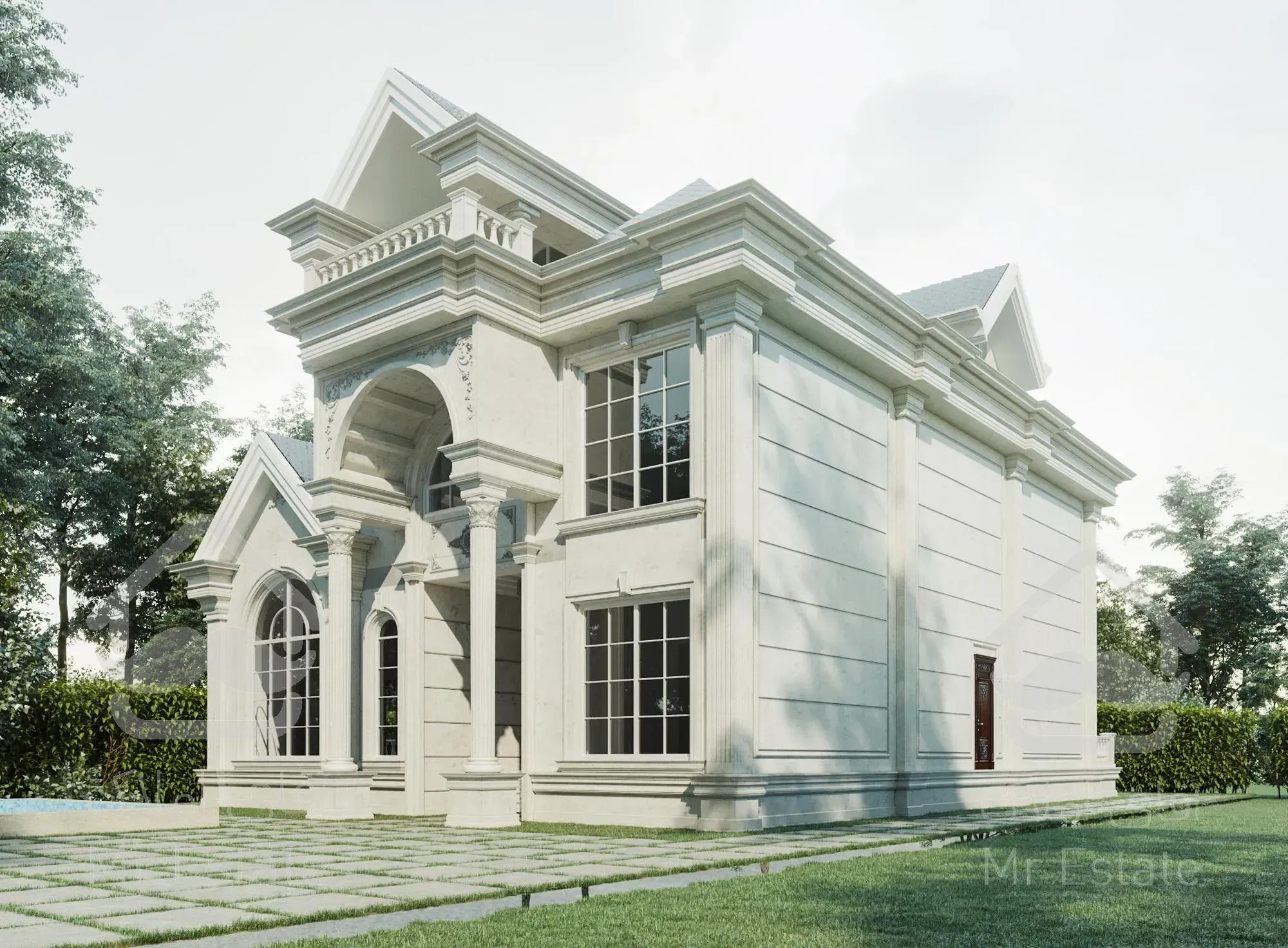 بازسازی ویلا,طراحی و اجرای ابنیه مختلف