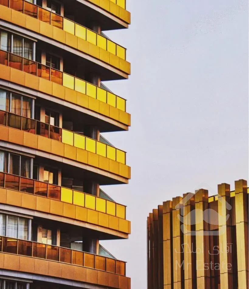 برج طلایی فلت ۵۵ متر آشپزخانه فرنیش دارای پارکینگ