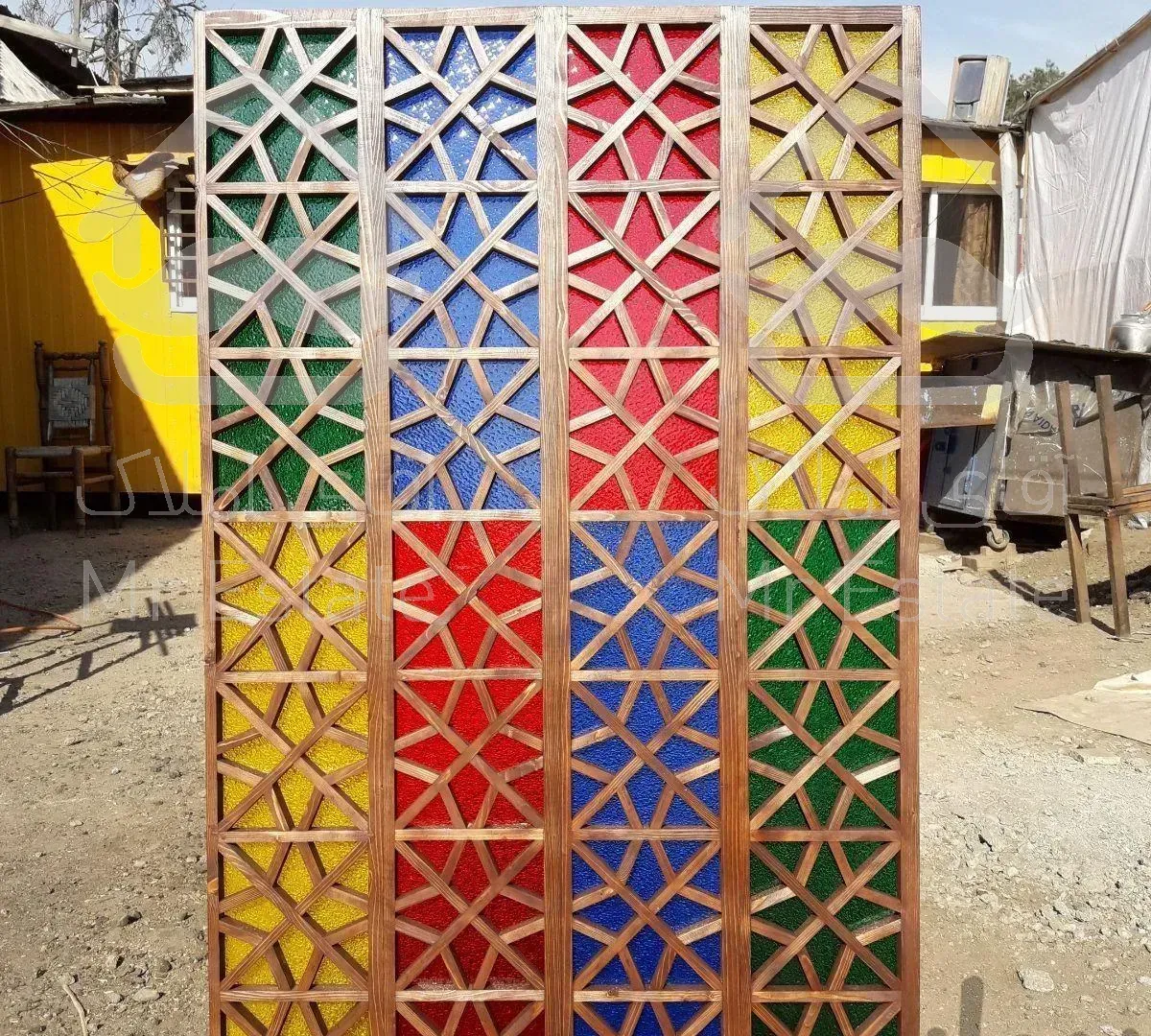 گره چینی . مشبک چوبی . پارتیشن.پاراون