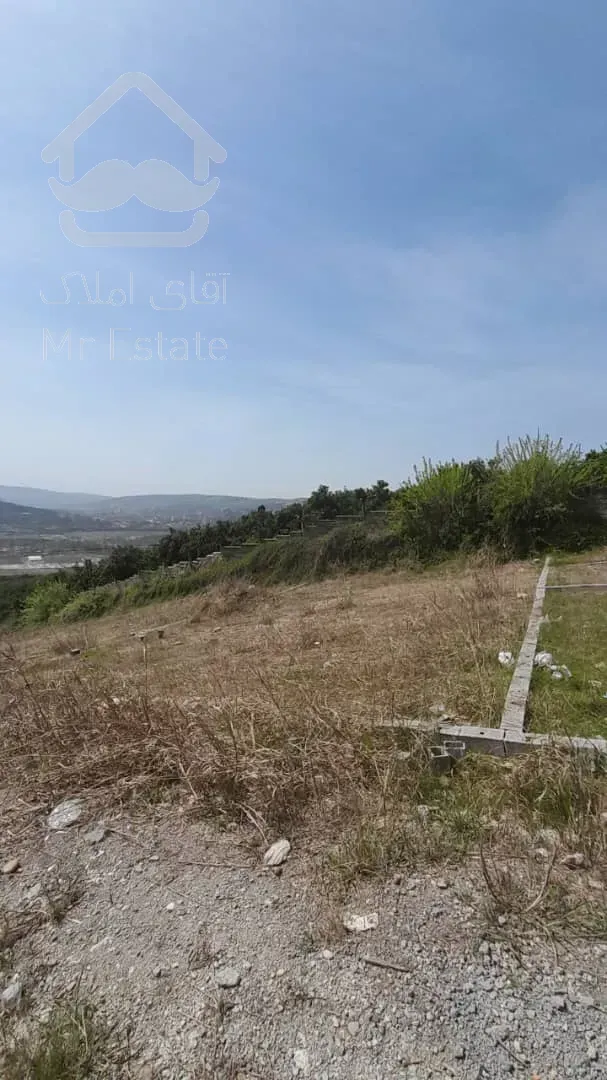 زمین با ویو بی نظیر در منطقه توریستی بابلکنار