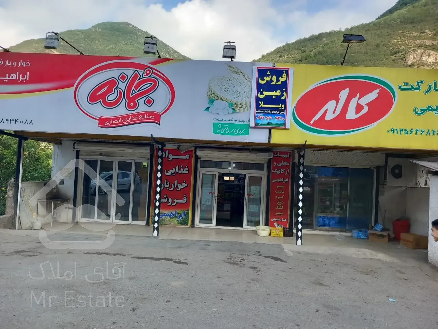 ویلا و مغازه و باغ