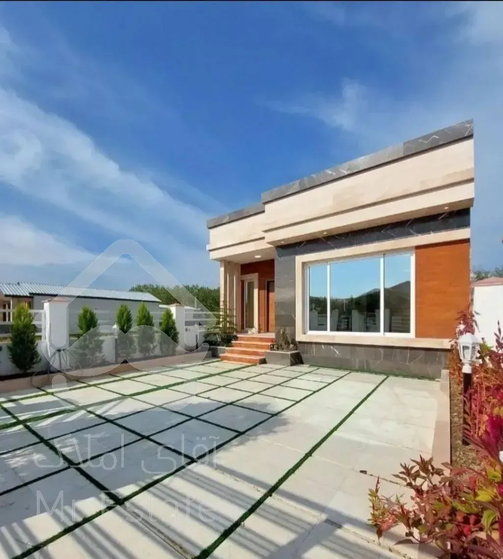 ویلا باغچه مدرن نوساز شهرکی سند تک‌برگ