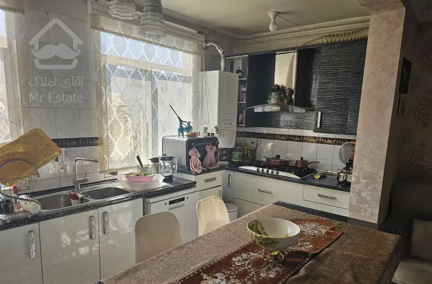 ۶۸ متر خوش نقشه دو خواب پارکینگ سندی سر تا سر نور