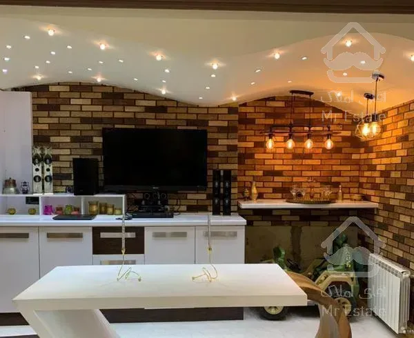 سالن و آشپزخانه زیبا مدرن کلاسیک