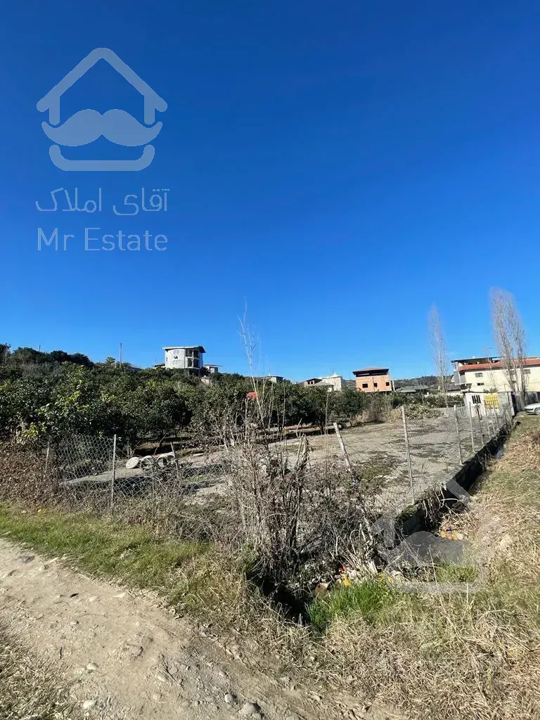 زمین باغ به متراژ۱۲۳۸متر بسیار خوش منظره